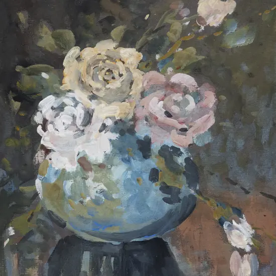 Blythe Fletcher (1890 - 1949) - Still Life With Roses
