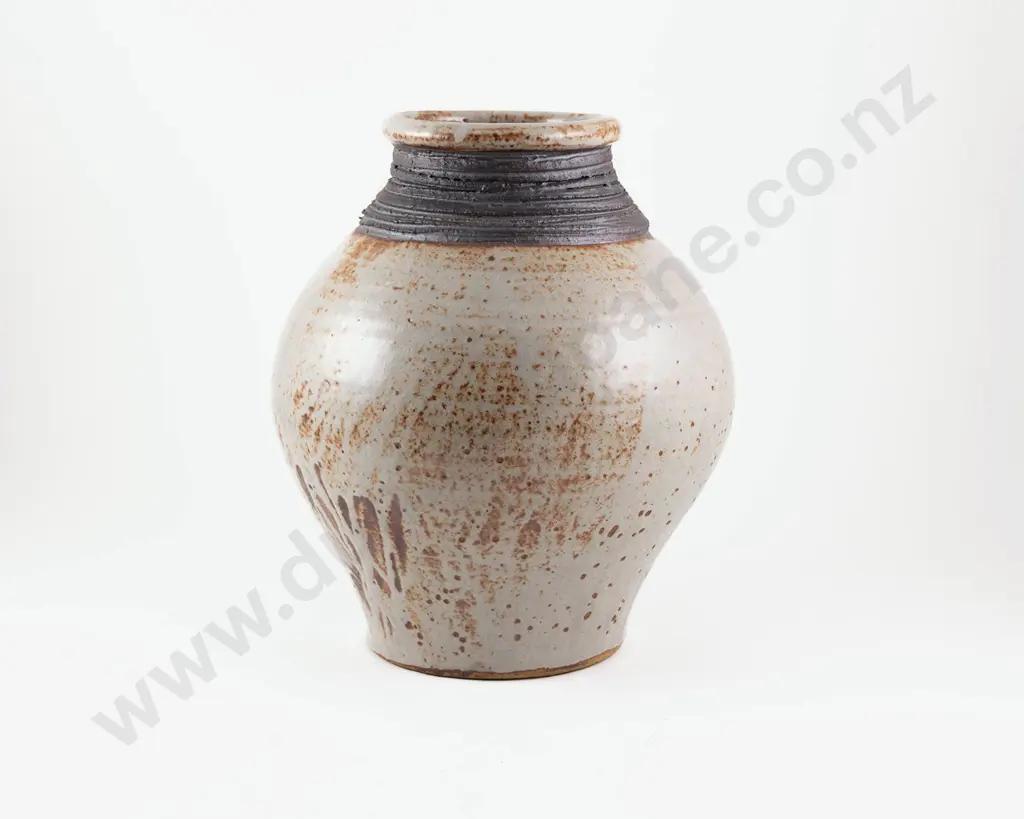 Peter Stichbury Shino Glaze Vase Image 1++
