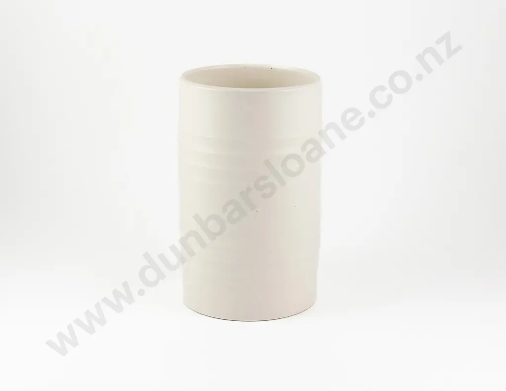 Crown Lynn Hand Potted Cylinder Vase Image 1++