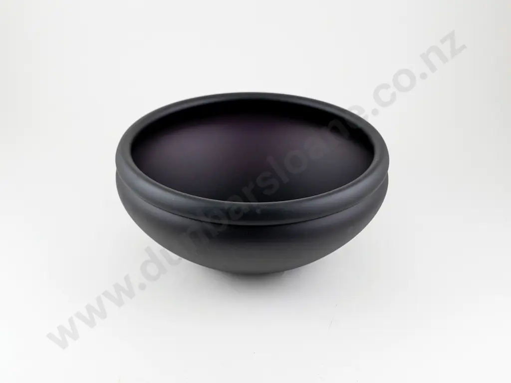 Early Ann Robinson Frosted Glass Bowl Image 1++