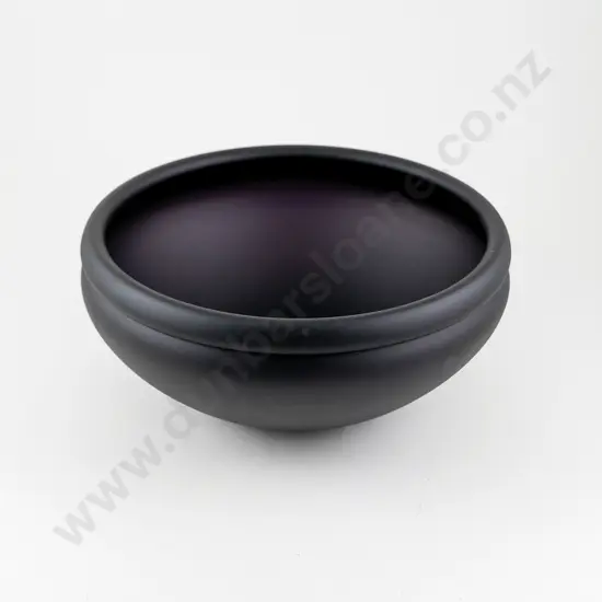 Early Ann Robinson Frosted Glass Bowl