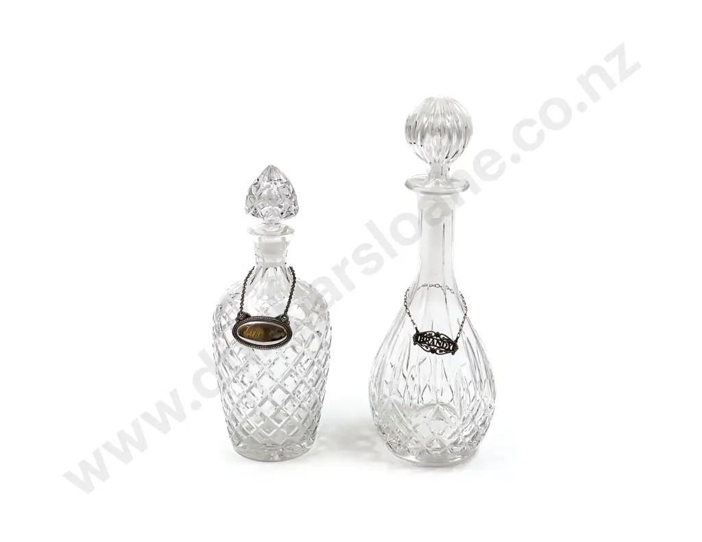 Two Crystal Decanters Image 1++