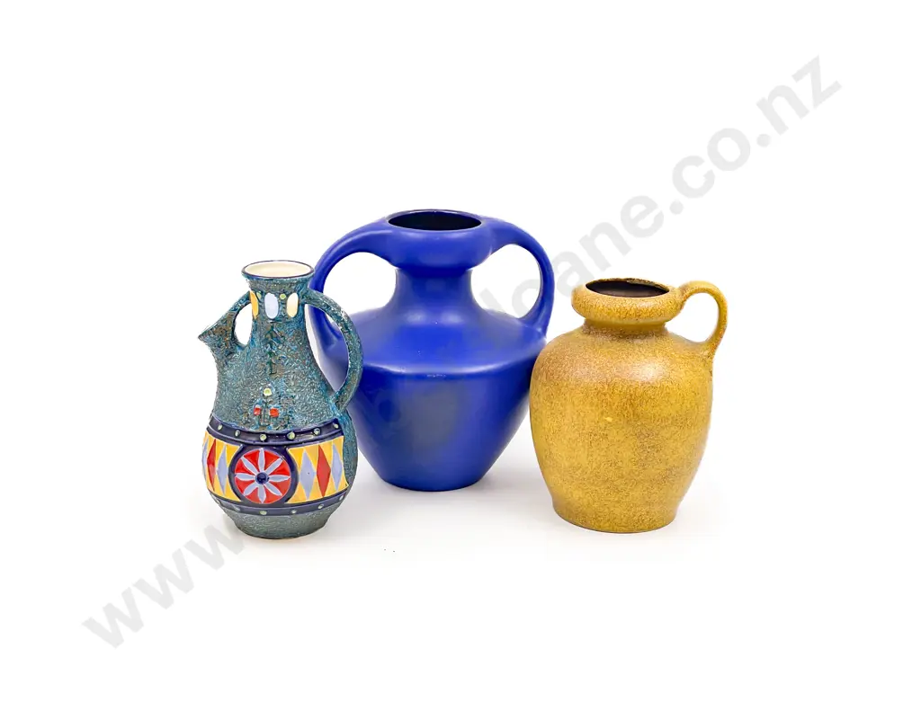Three Assorted Pieces of German Pottery Image 1++