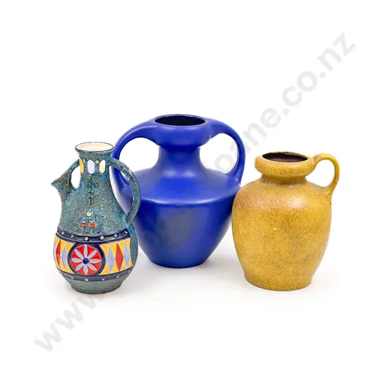 Three Assorted Pieces of German Pottery