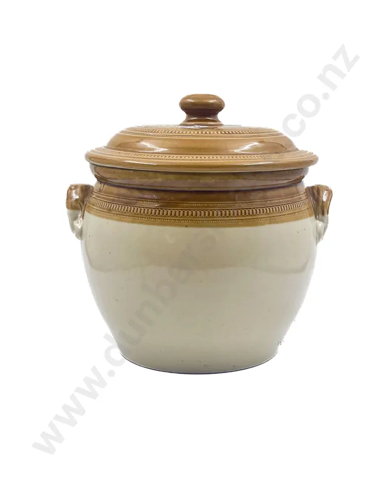 Stoneware Lidded Crock Image 1++