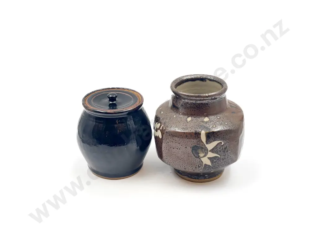Japanese Pottery Jar together with Paul Fischer Vase Image 1++