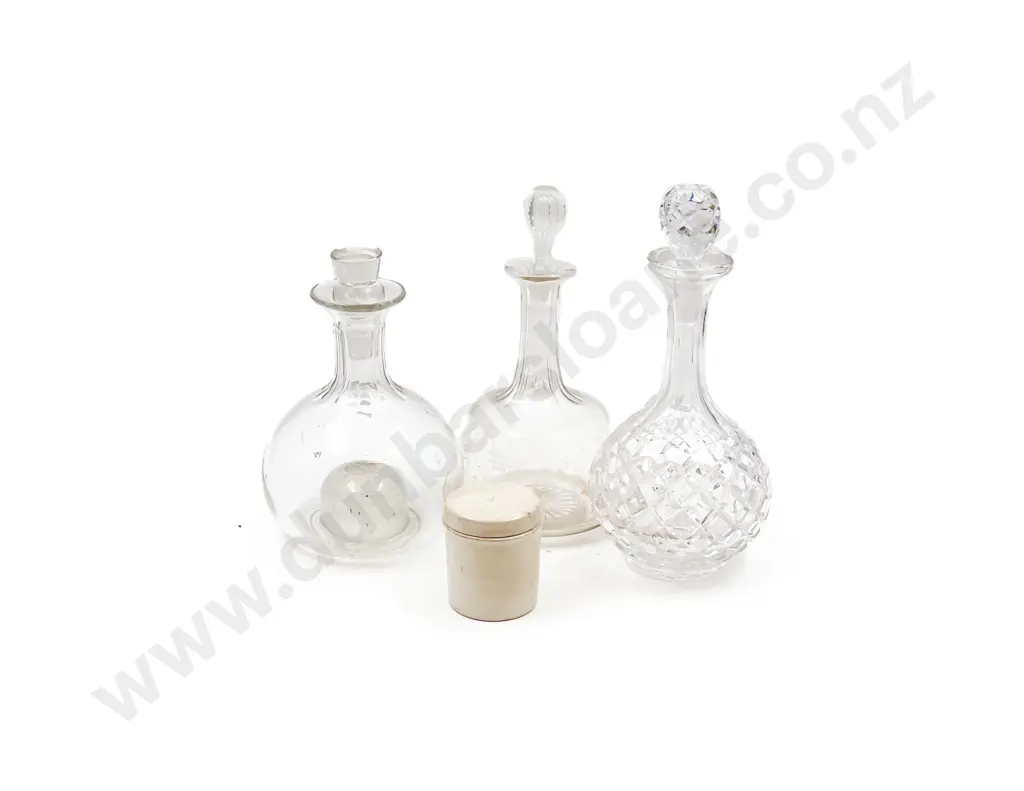Three Assorted Decanters Image 1++
