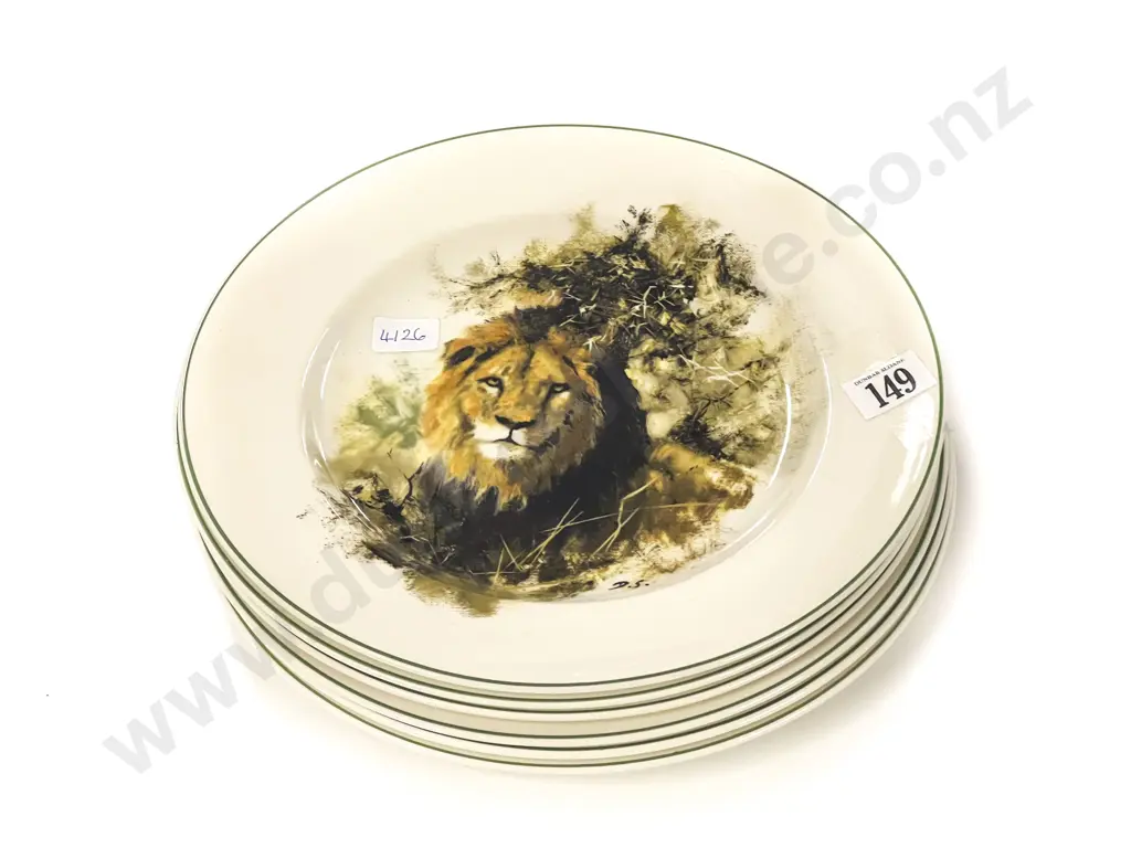 Six Wedgwood Wildlife Fund Plates * PLEASE NOTE PHOTO CHANGE Image 1++
