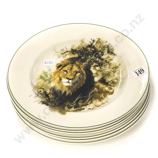 Six Wedgwood Wildlife Fund Plates * PLEASE NOTE PHOTO CHANGE
