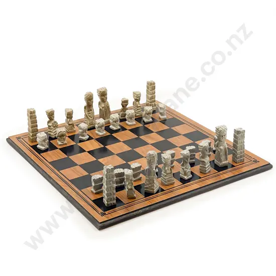 Carved Hardstone Chess Set
