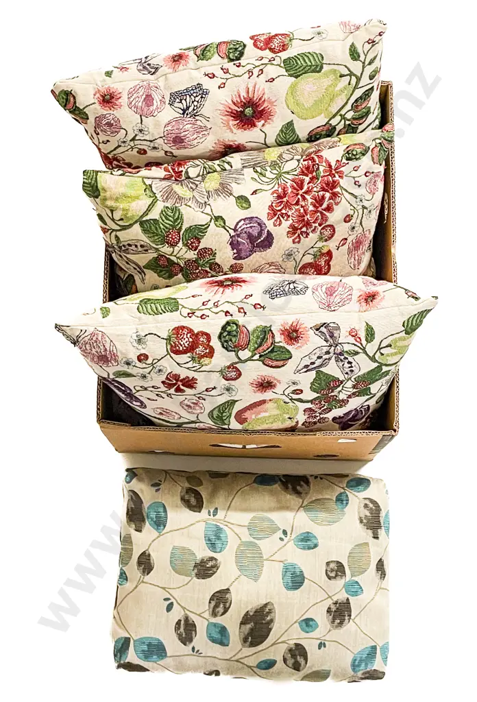 Three Boxes of Assorted Cushions Etc. Image 1++