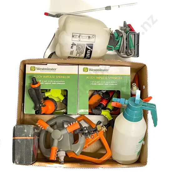 Qty of Assorted Garden Equipment incl Boxed Sprayer