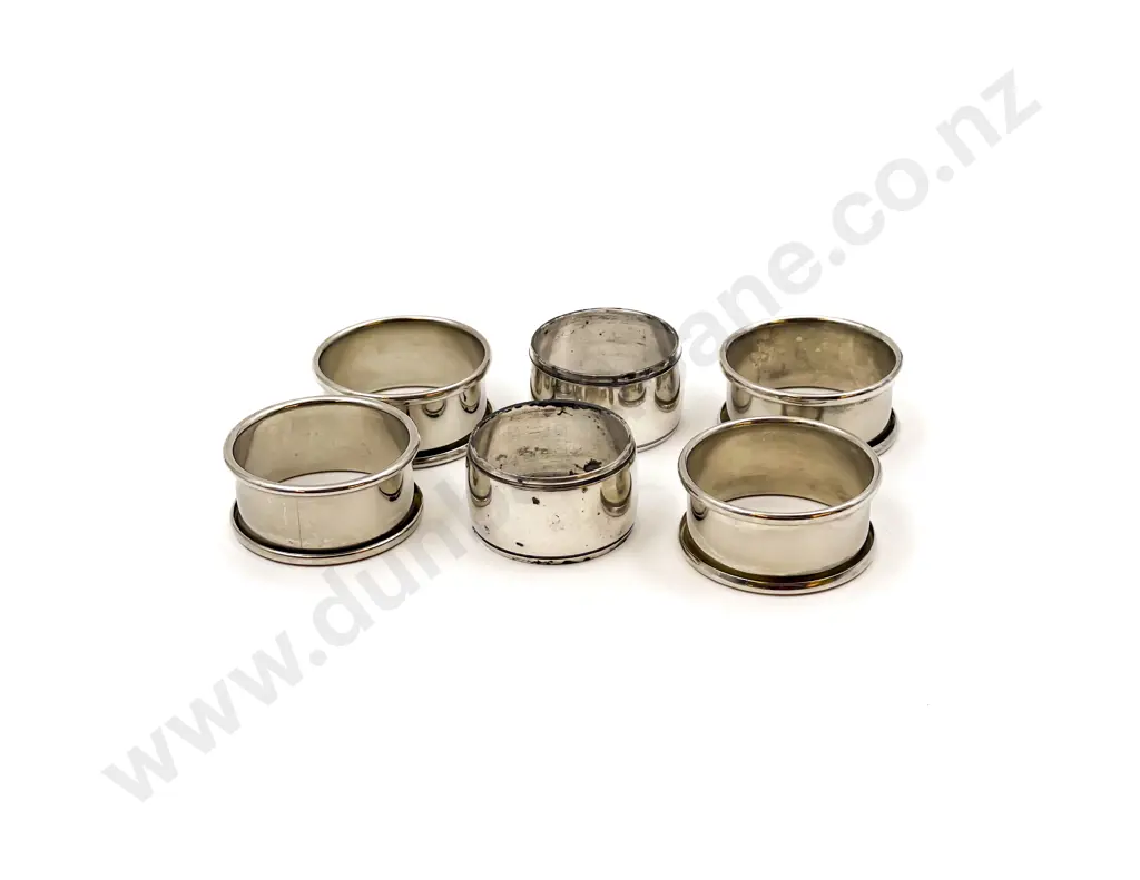 Six Assorted Napkin Rings Image 1++