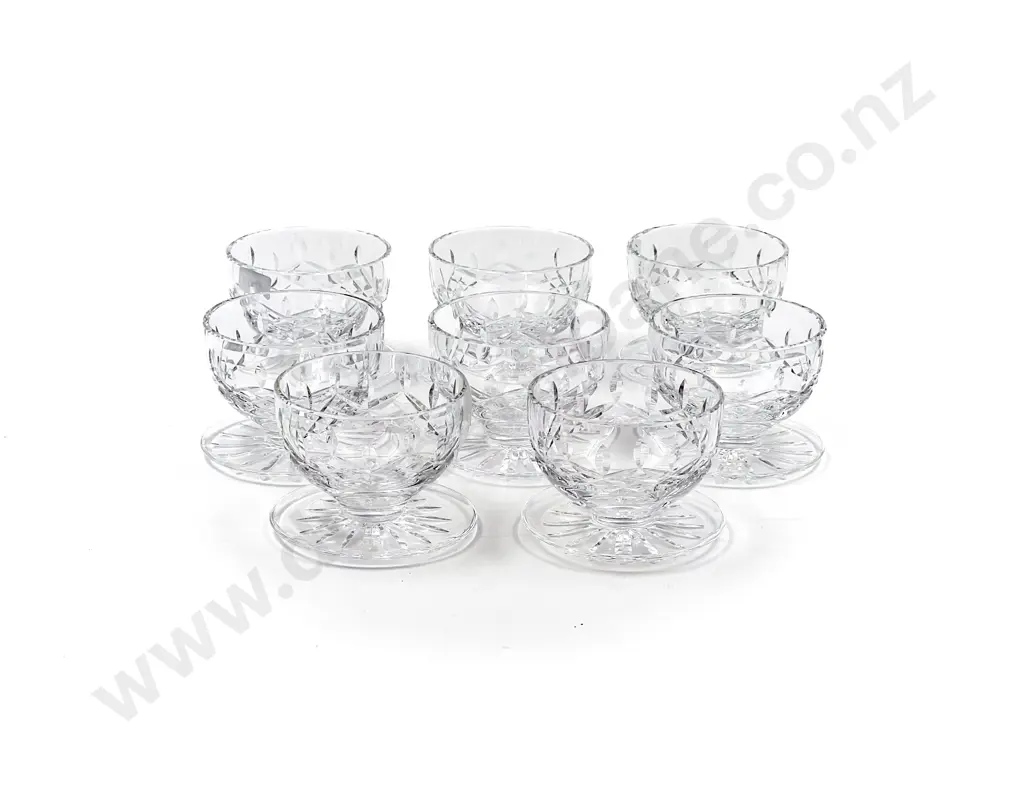 Eight Waterford Crystal Sundae Dishes Image 1++