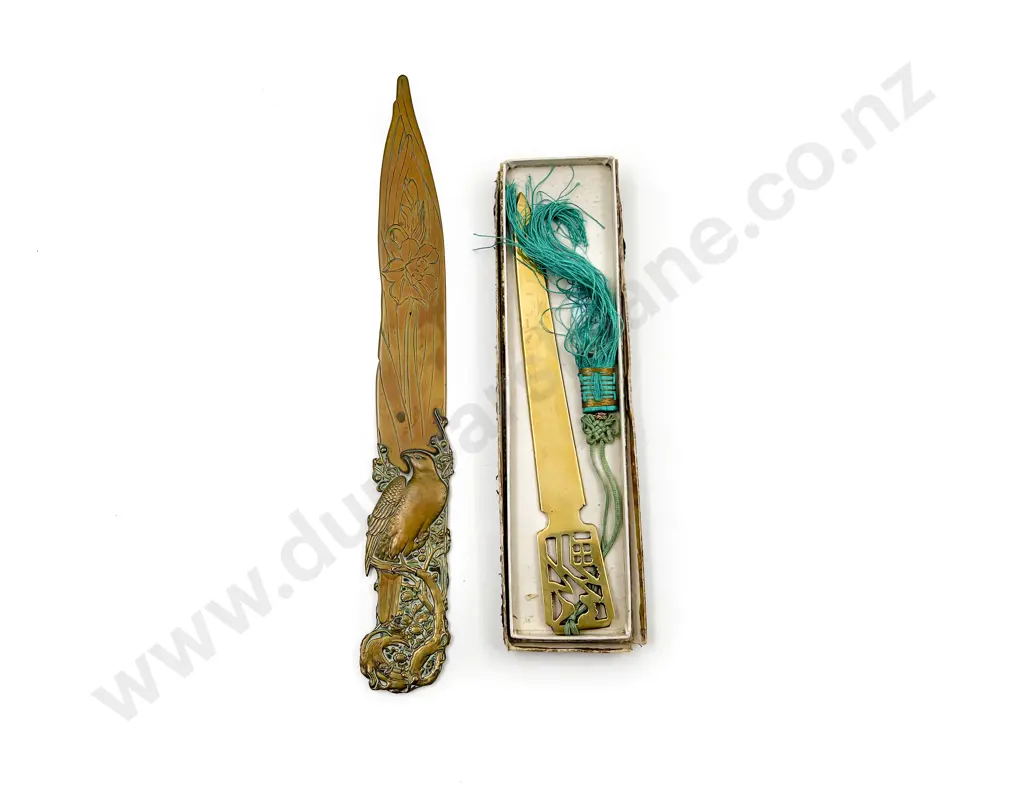 Japanese Brass Letter Opener and Other Image 1++