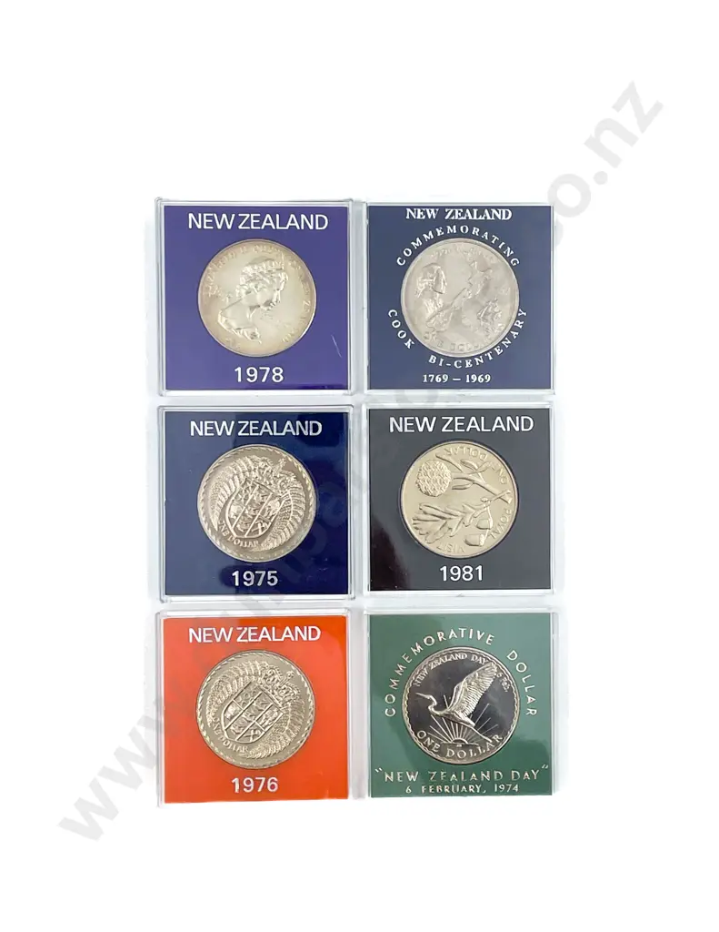 NZ Six Comm. Coins Image 1++