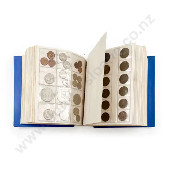 Coin Album Mainly Pre Decimal World Pocket Change Coinage