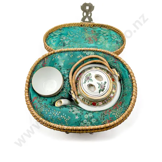 Cased Chinese Teaset