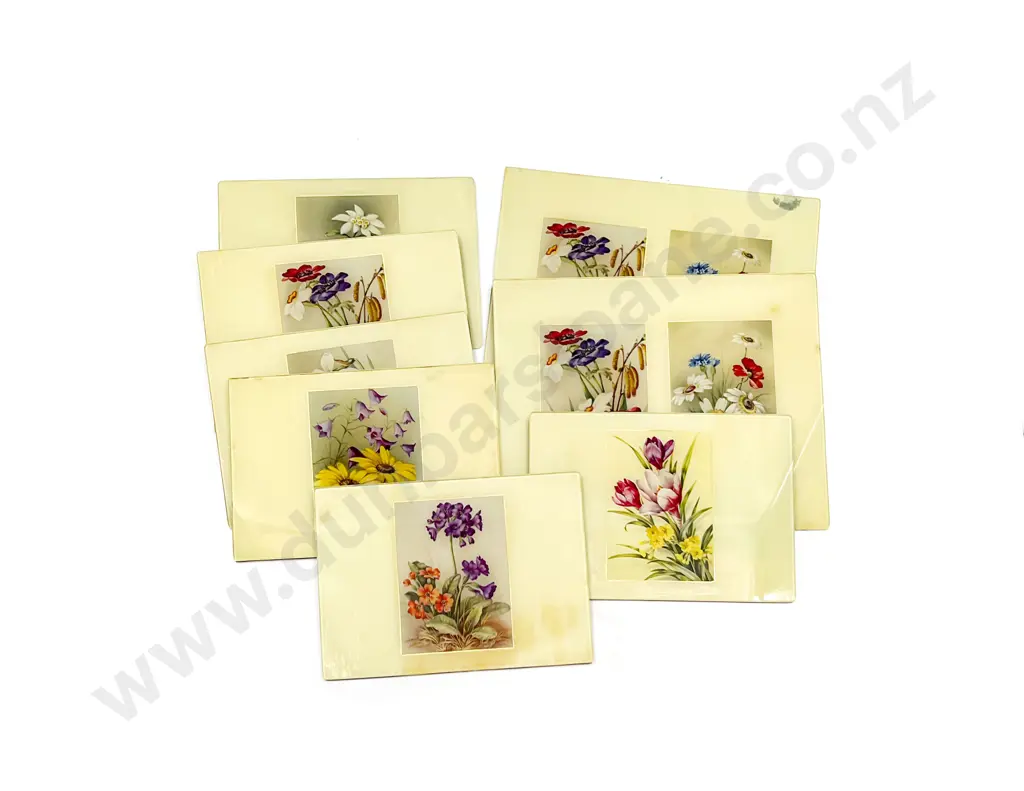 Quantity Assorted Vintage Glass Placemats Image 1++