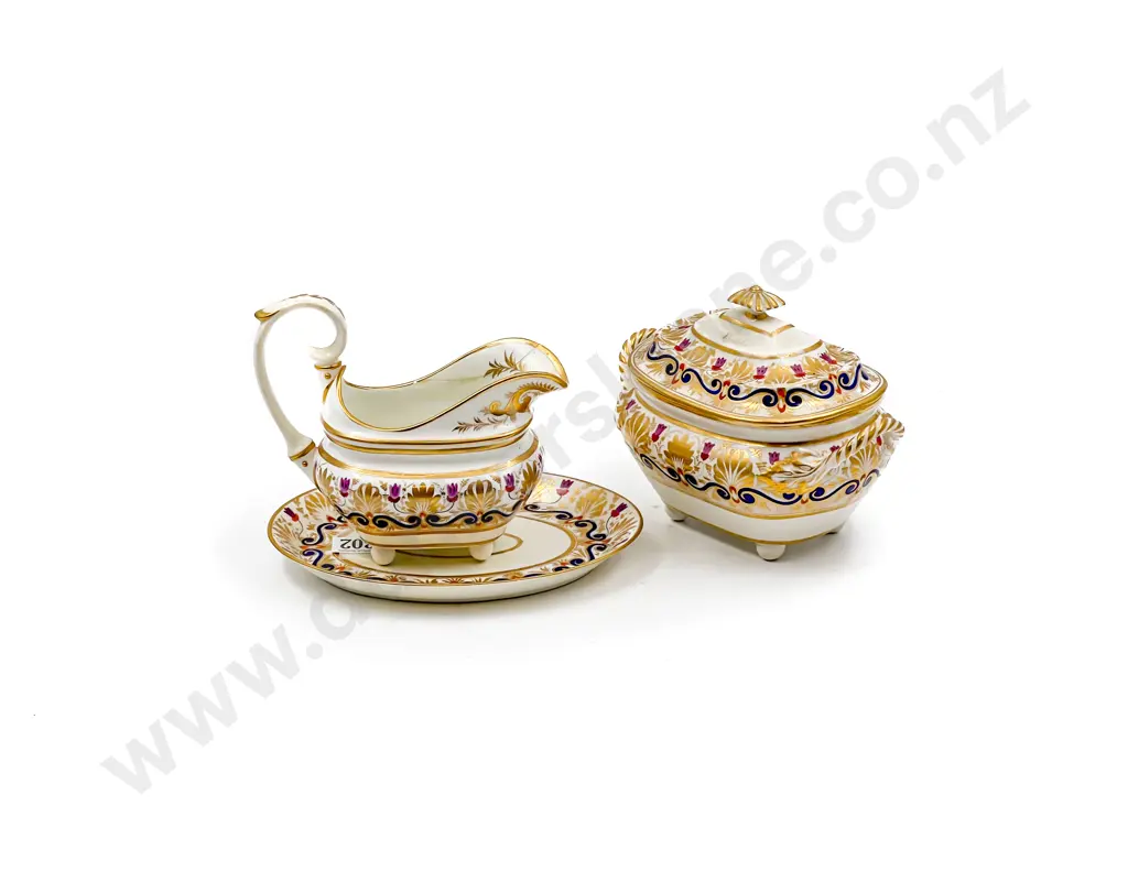 Three Pieces Antique Fancy China Image 1++