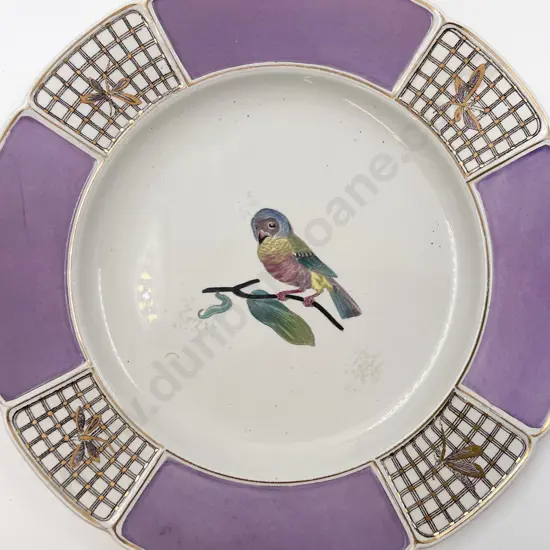 Six Wedgwood Bird Themed Hand Painted Plates