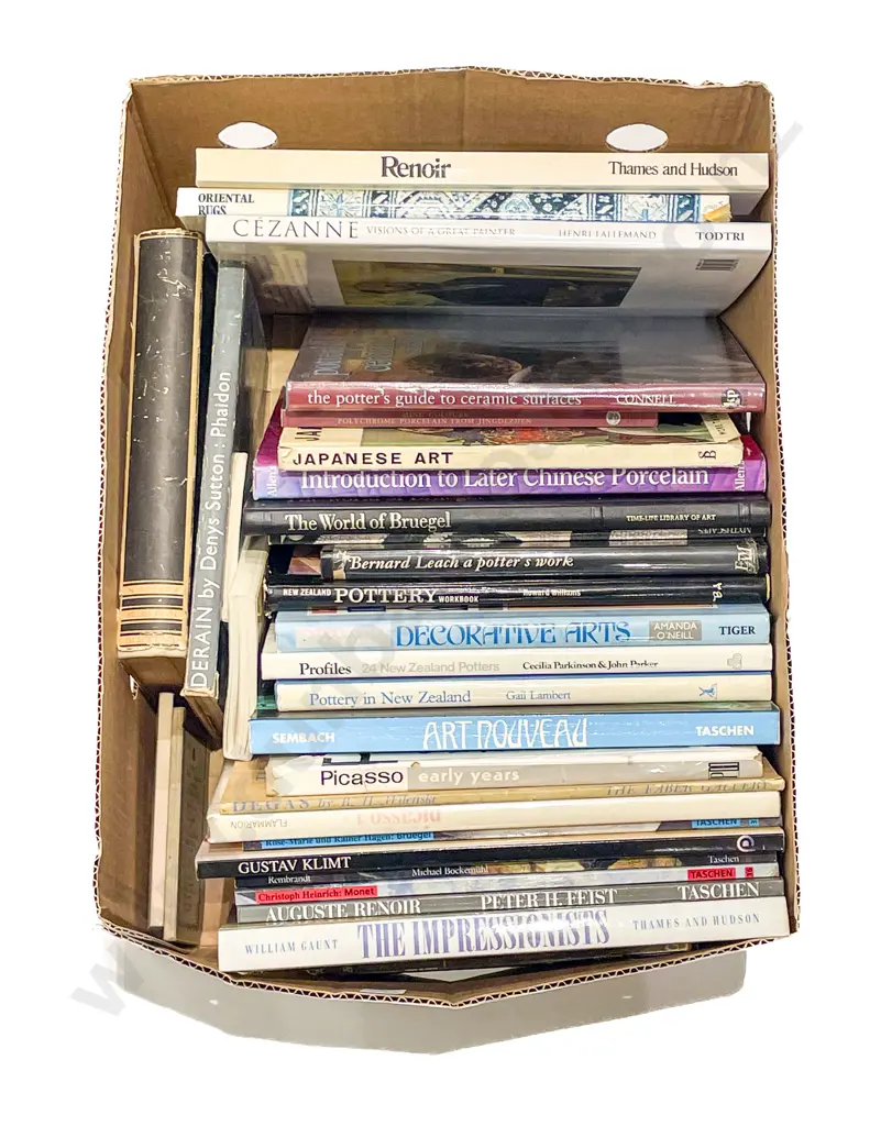 Box of Assorted Art Reference Volumes etc Image 1++