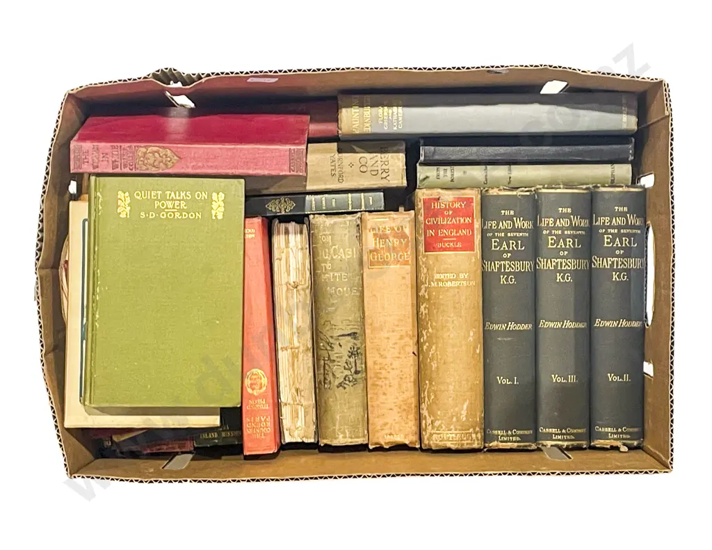 Box Assorted Vintage Books Image 1++