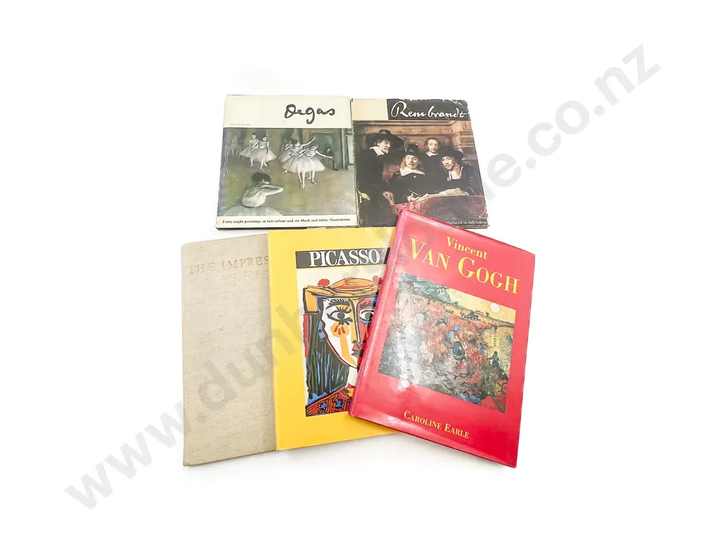 Five Assorted Classical Art Reference Volumes Image 1++