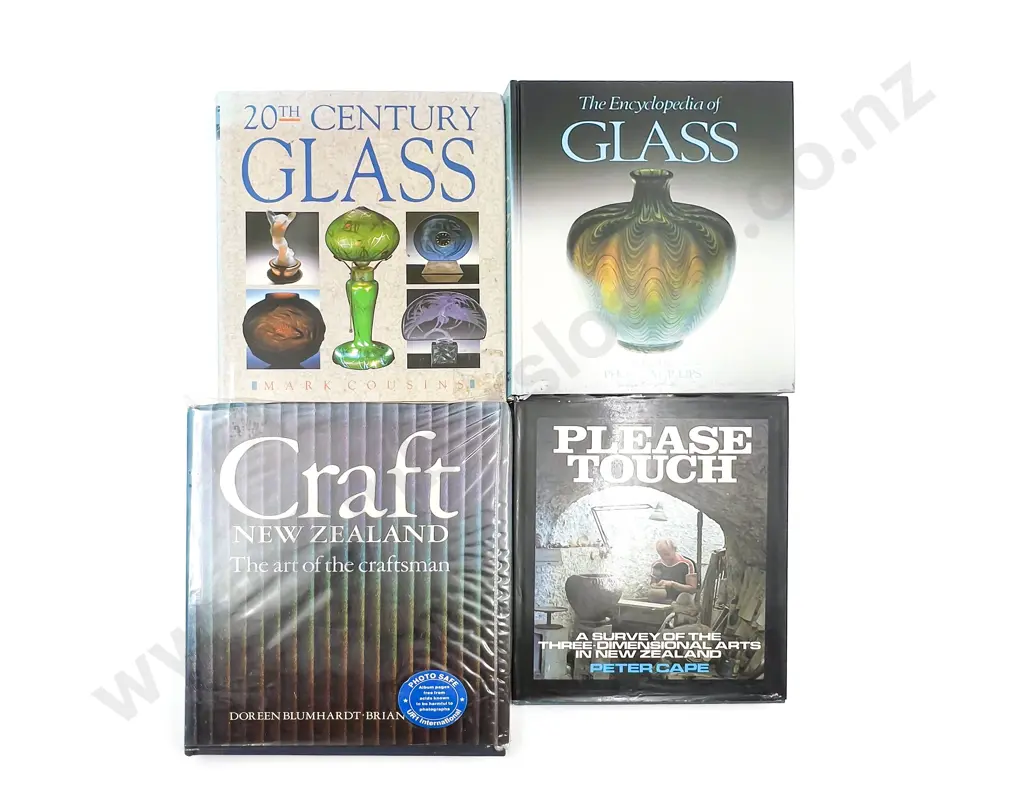 Four Assorted Art Glass & Craft Vols Image 1++