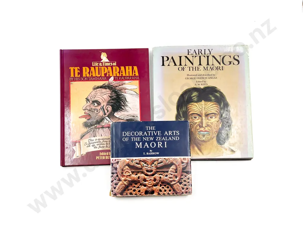 Three Assorted Maori Arts Reference Vols Image 1++
