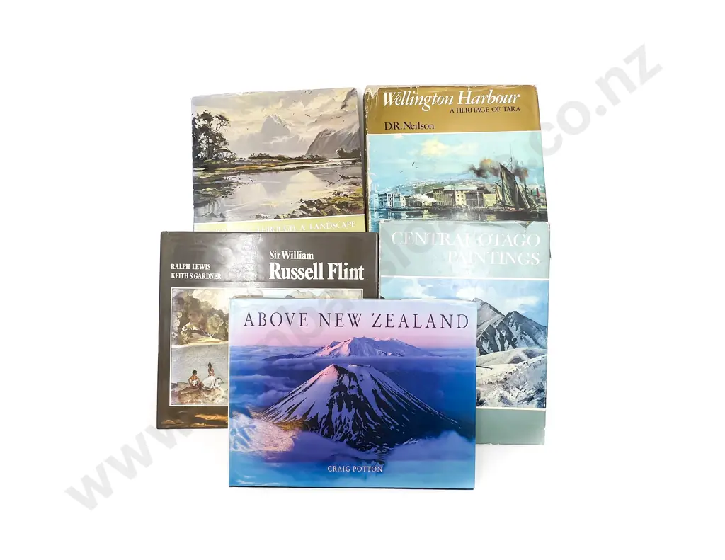 Five Assorted NZ Art Reference Books Image 1++