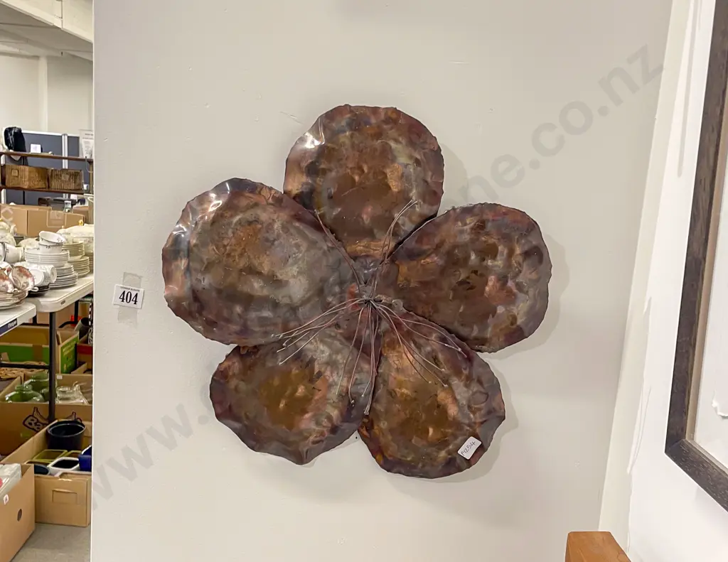 Three Copper Wall Hangings Image 1++