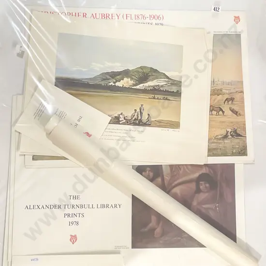 Five Assorted Folders of Turnbull Library Prints