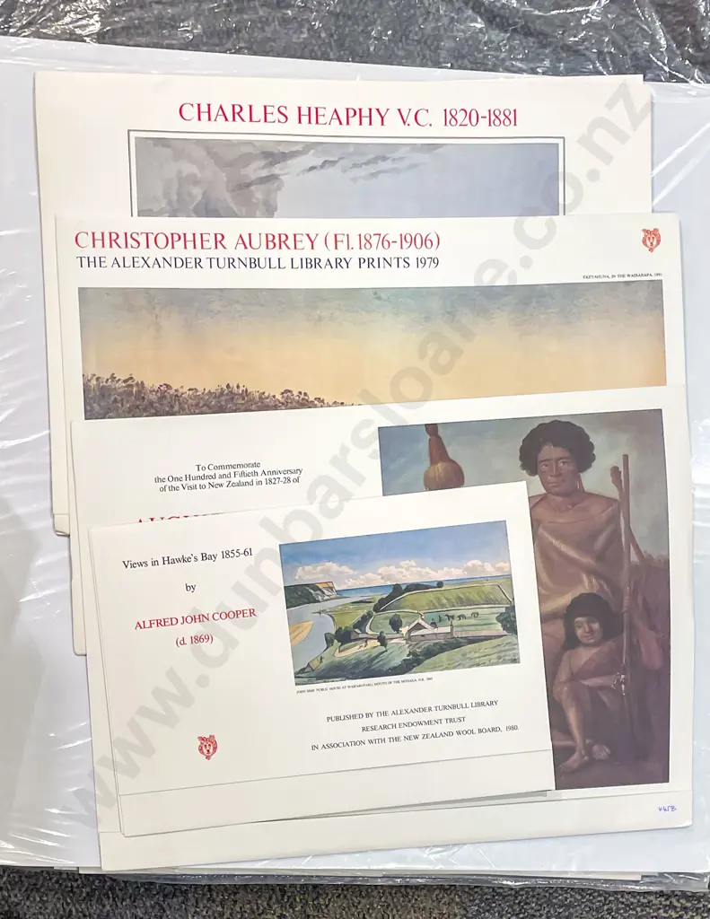 Five Assorted Folders of Turnbull Library Prints Image 1++