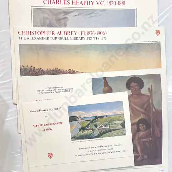 Five Assorted Folders of Turnbull Library Prints