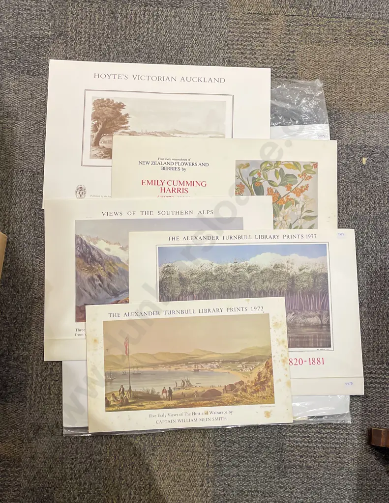 Five Assorted Folders of Turnbull Library Prints Image 1++