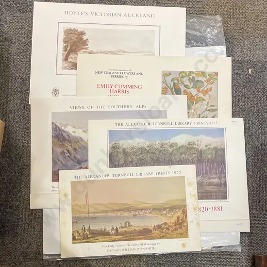 Five Assorted Folders of Turnbull Library Prints