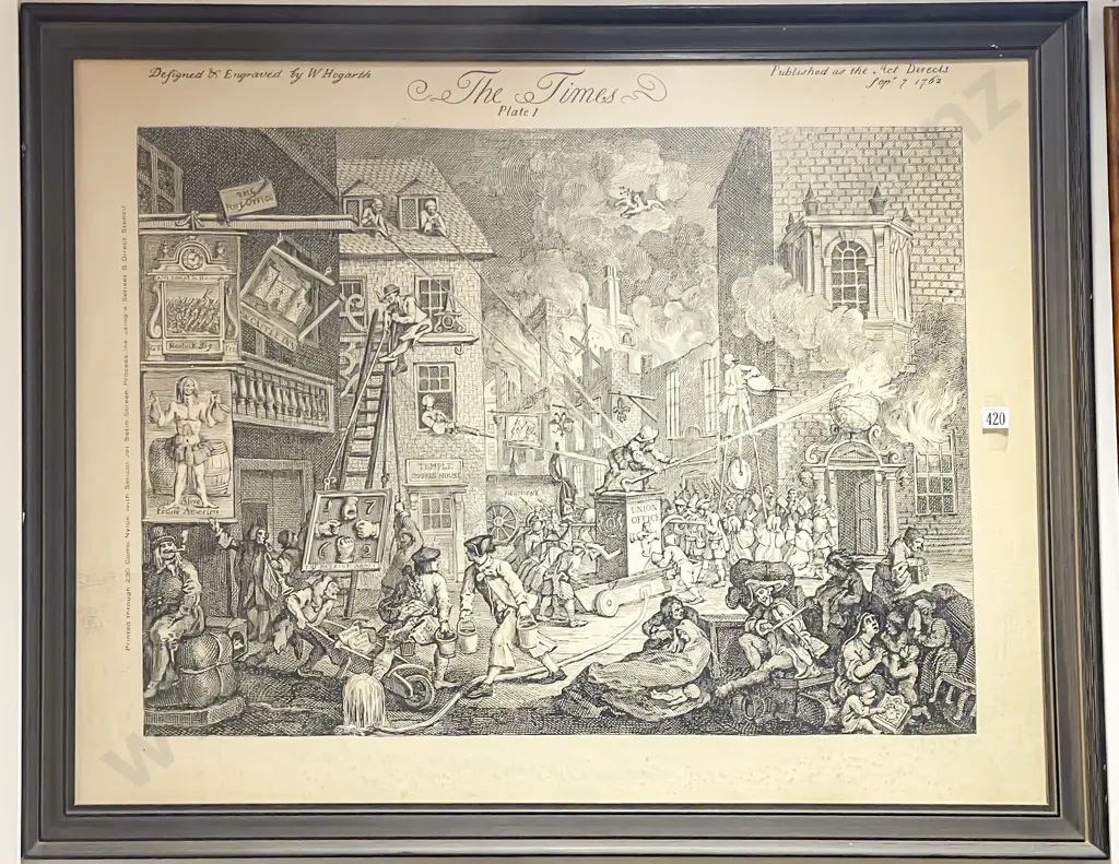 W Hogarth - The Times Plate I Image 1++