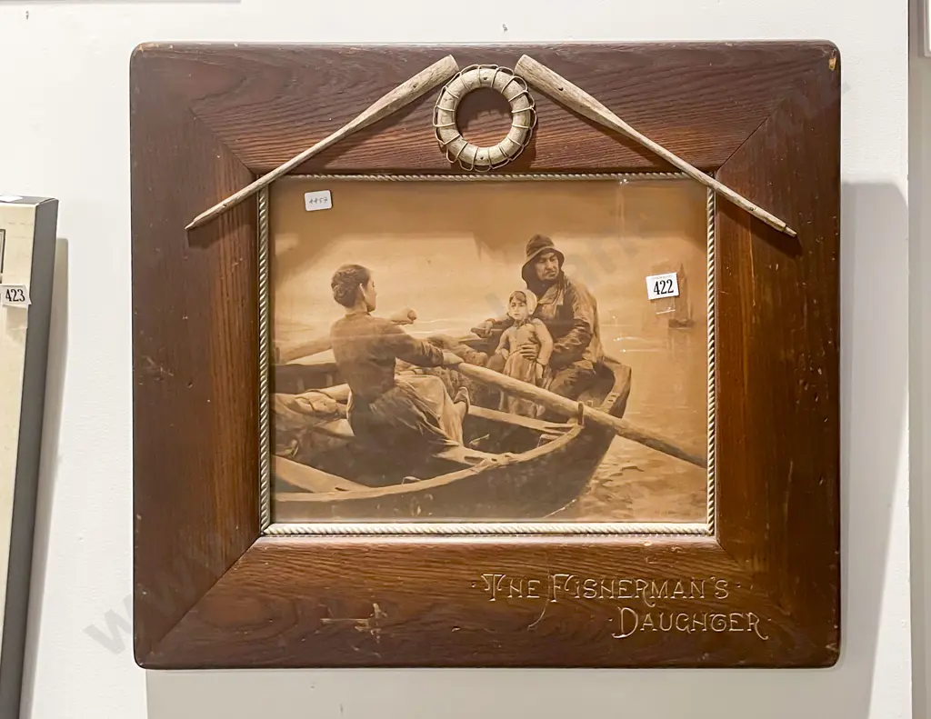 M Jameson - The Fisherman's Daughter - Nautical Framed Print Image 1++