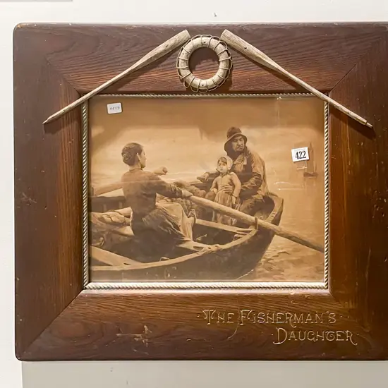 M Jameson - The Fisherman's Daughter - Nautical Framed Print
