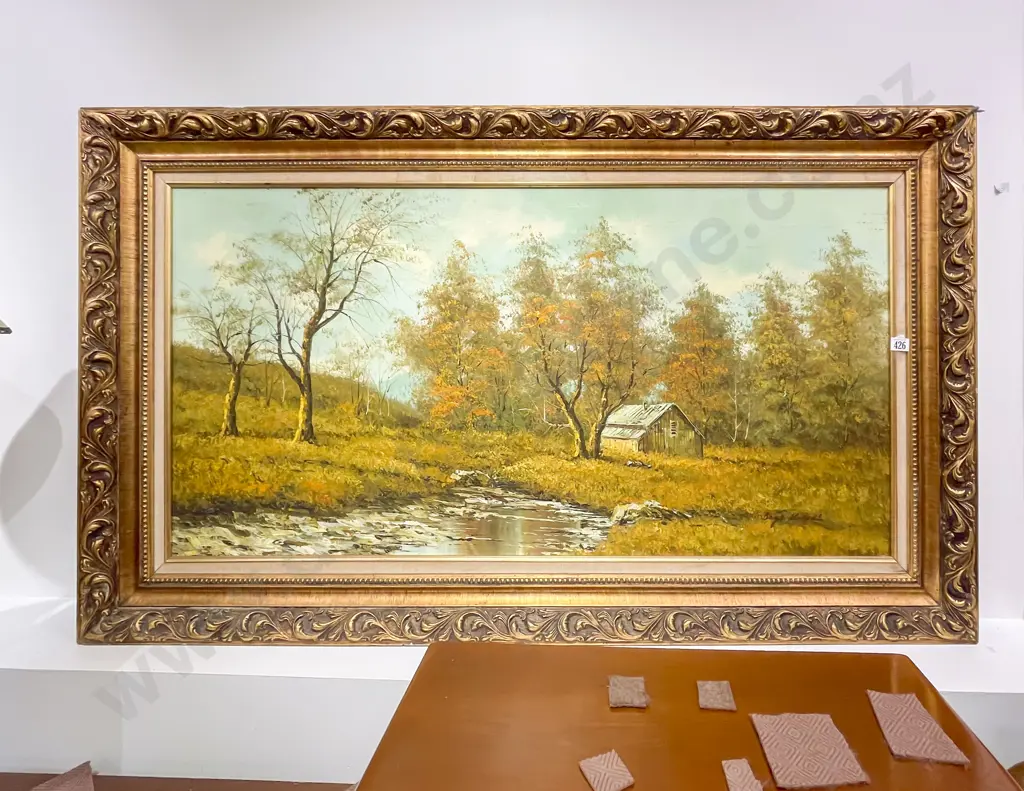 B McNeill - Autumnal Cottage Scene Image 1++