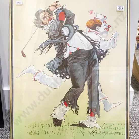 Norman Fonot - Clown Playing Golf