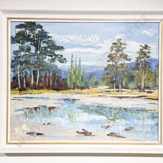 R I Templeton - River Landscape