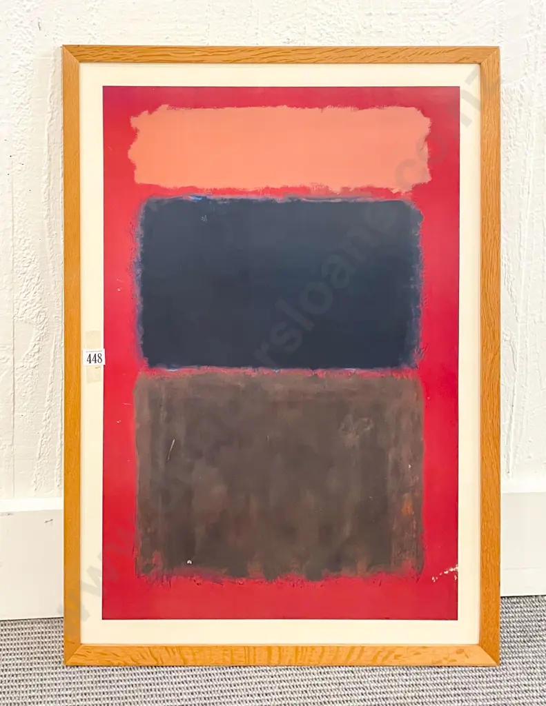 Mark Rothko - Light Red Over Black Print Image 1++