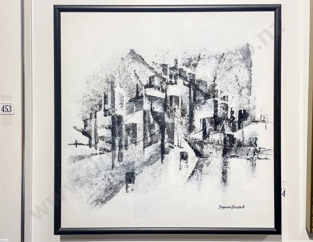 Suzanne Herschell - Boat Harbour - Oil on Board Image 1++