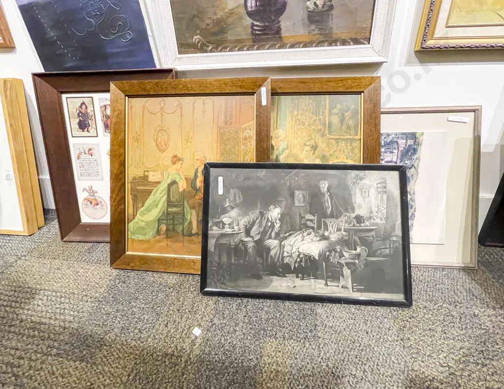 Five Assorted Framed Prints Image 1++
