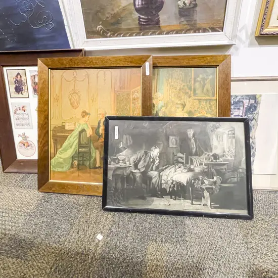 Five Assorted Framed Prints