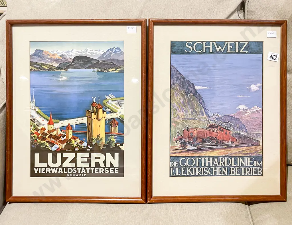 Two Tourism Reproduction Prints Image 1++