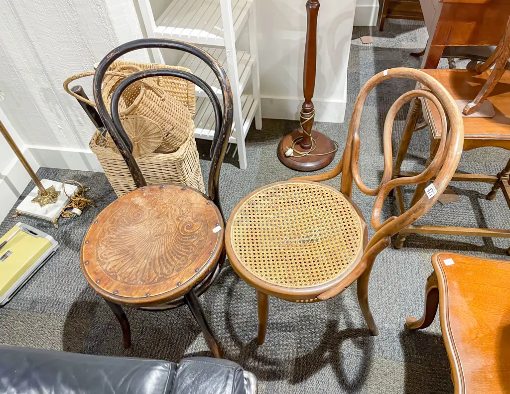 Two Bentwood Chairs Image 1++