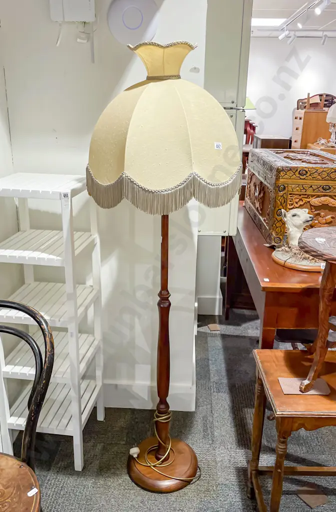 Mahogany Standard Lamp Image 1++